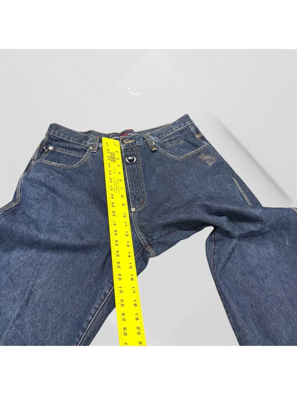 Vintage Phat Farm Jeans Mens 36x28  y2k baggy hip hop patchwork Fubu southpole